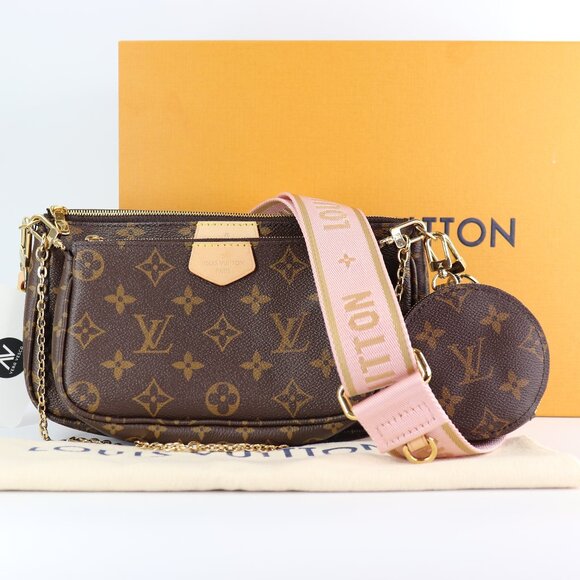 Louis Vuitton Monogram Multi Pochette Accessories Rose Clair - Picture 1 of 13